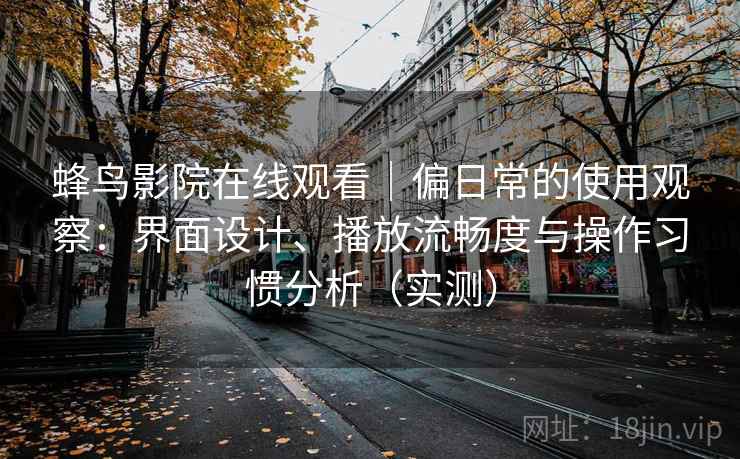 蜂鸟影院在线观看｜偏日常的使用观察：界面设计、播放流畅度与操作习惯分析（实测）